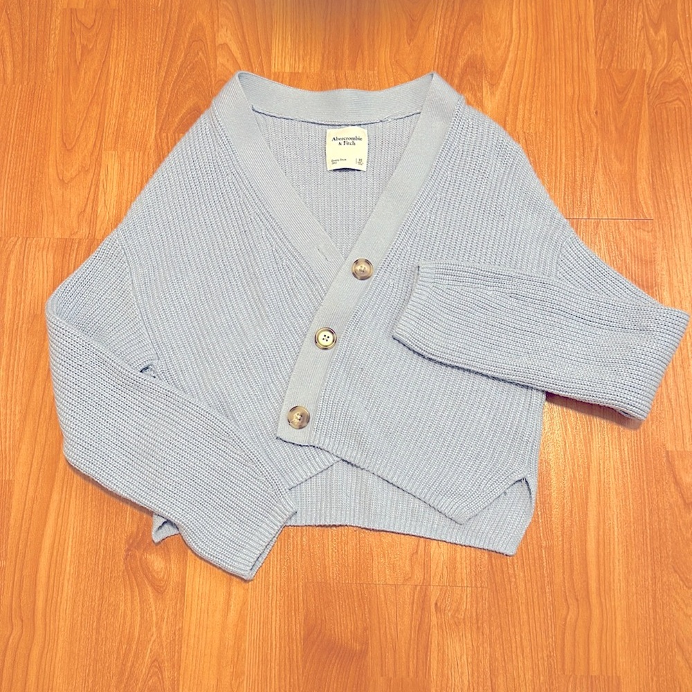 Abercrombie & Fitch Blue Sweater/ Cardigan